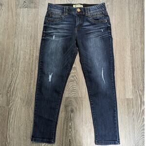 Democracy Women's Dark Wash Distressed Skinny Jeans with AB Technology Size 6